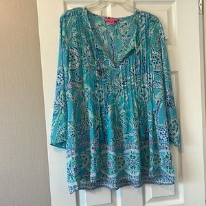 Lilly Pulitzer Quarter Sleeve Lightweight Shirt NWOT